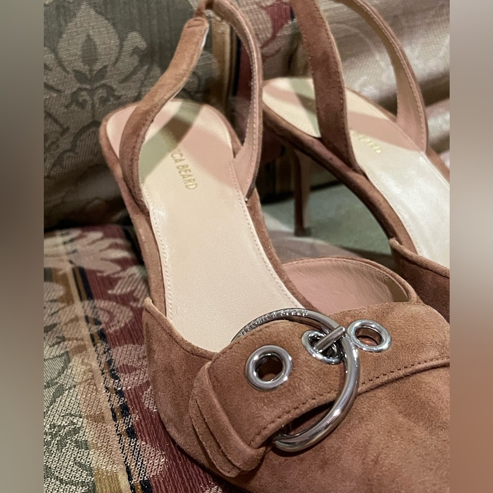 Veronica Beard Roxy Slingback Pointed Toe Pump Wo… - image 5